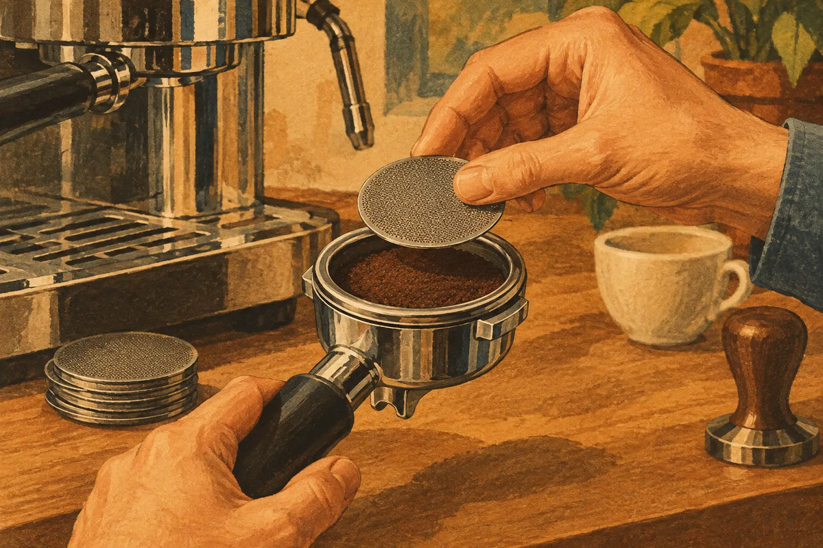 Install an Espresso Puck Screen Correctly