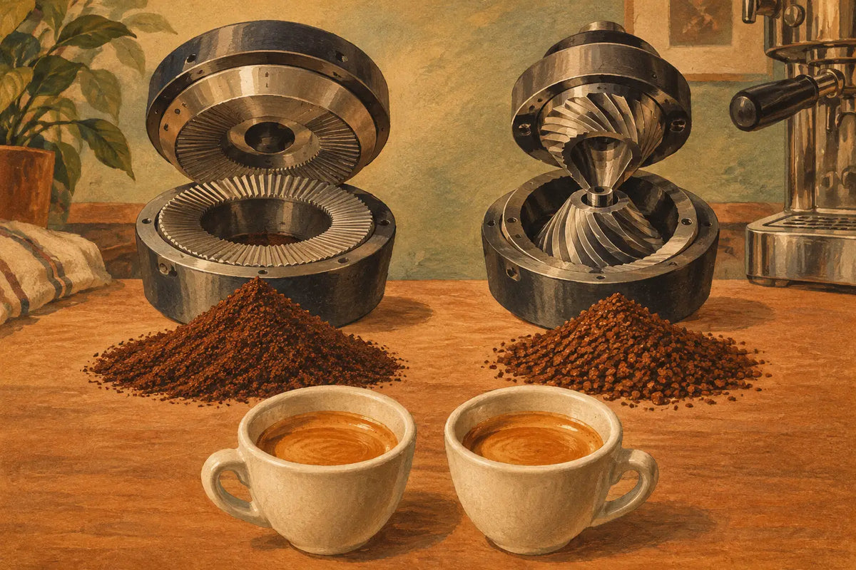 Flat Versus Conical Burrs for Your Espresso