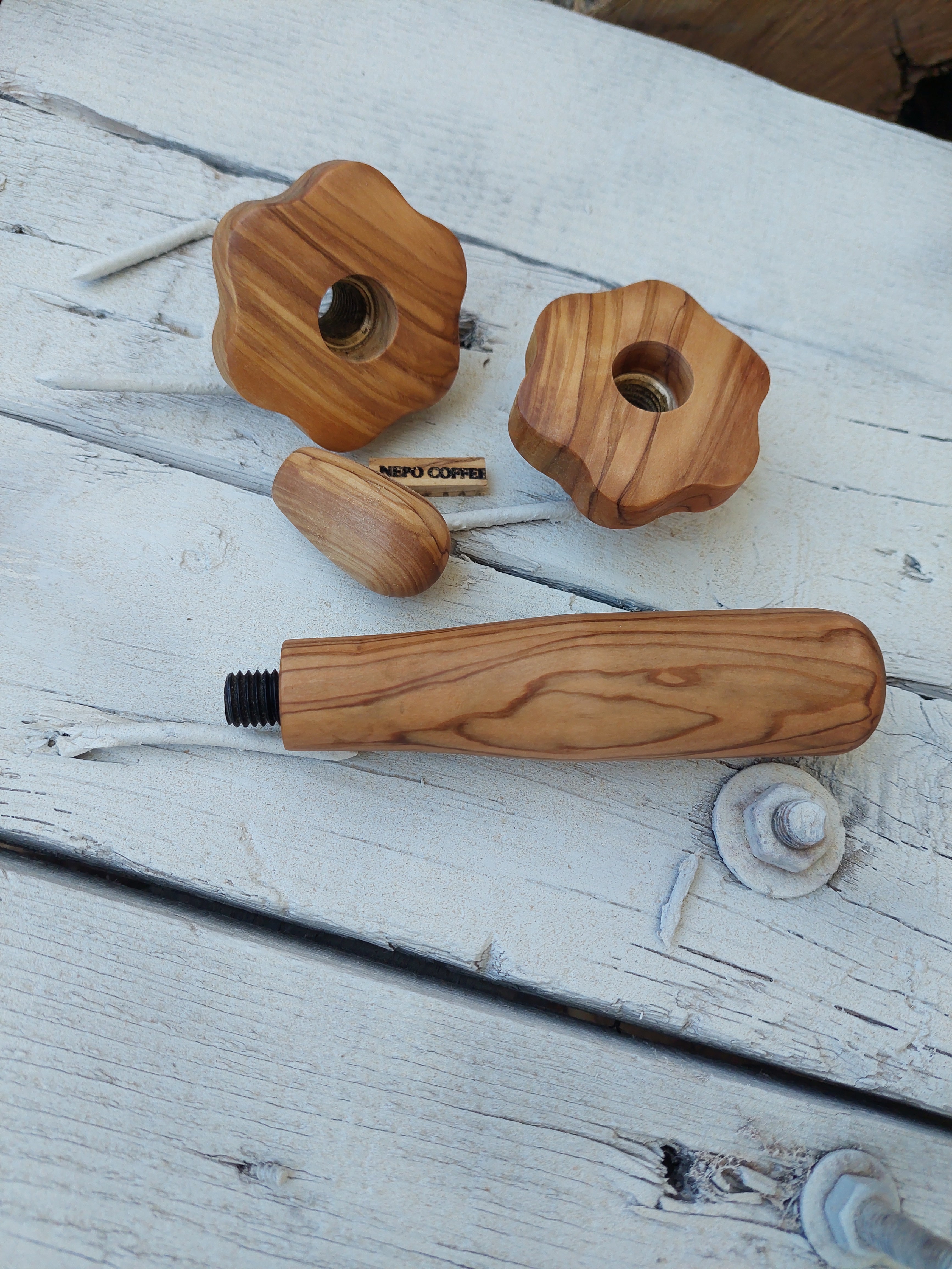 Wood Set For La Pavoni Cellini Classic - Wood Options