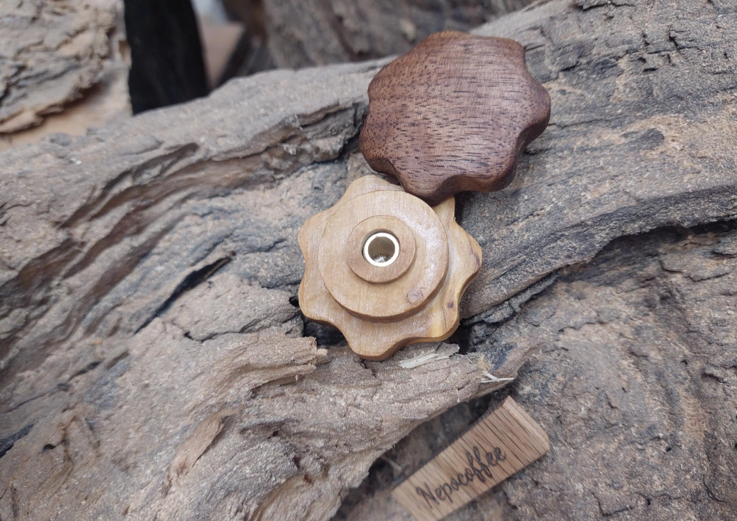 Wooden Metal Upgraded Lelit Elizabeth, Victoria, Kate, Grace Steam Knob