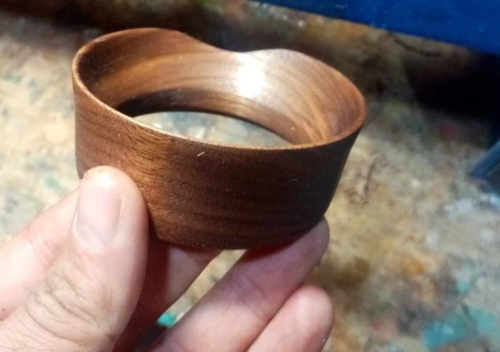 58 mm Magnetic Espresso Dosing Ring Funnel with Wood Options