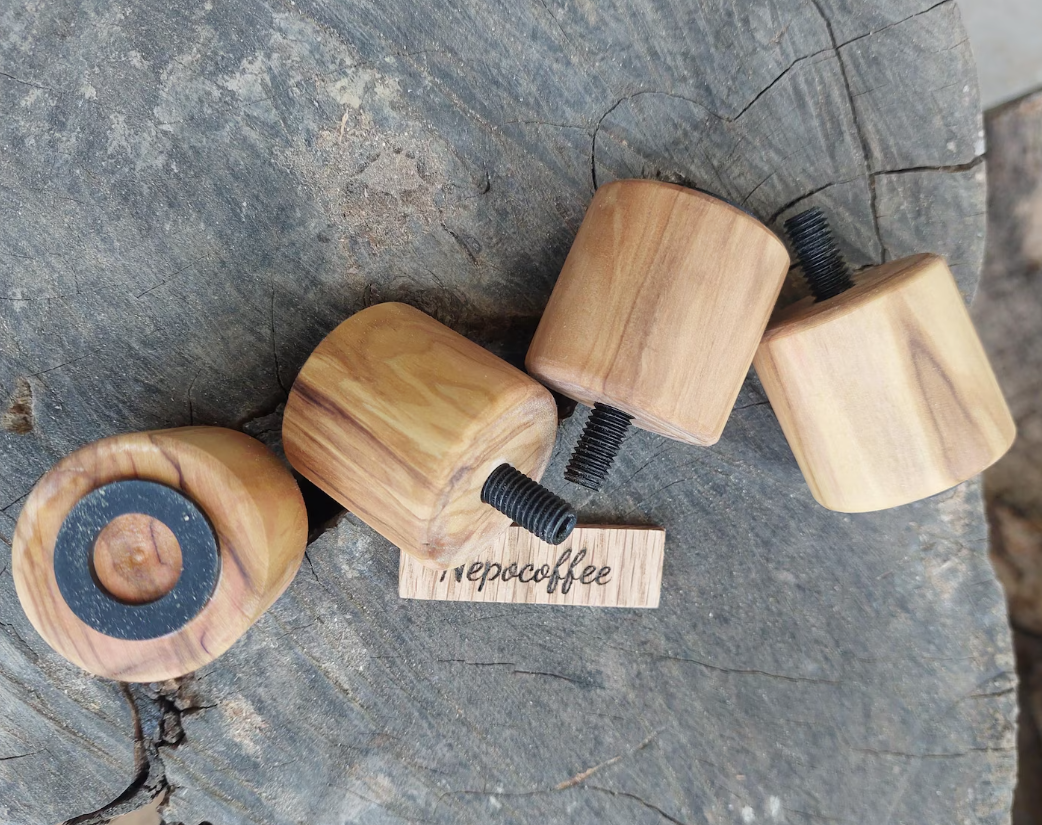 Wood Feet Set For Profitec 300 /500 / 600 / 700 / pro 800 with wood choices