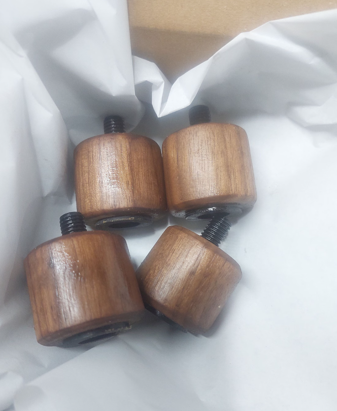 Wood Feet Set For Profitec 300 /500 / 600 / 700 / pro 800 with wood choices