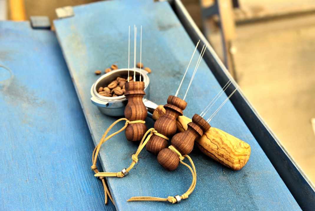 9 Prong 0.35mm Magnetic WDT with leather Strap -American Walnut , Olive wood ,oak wood..