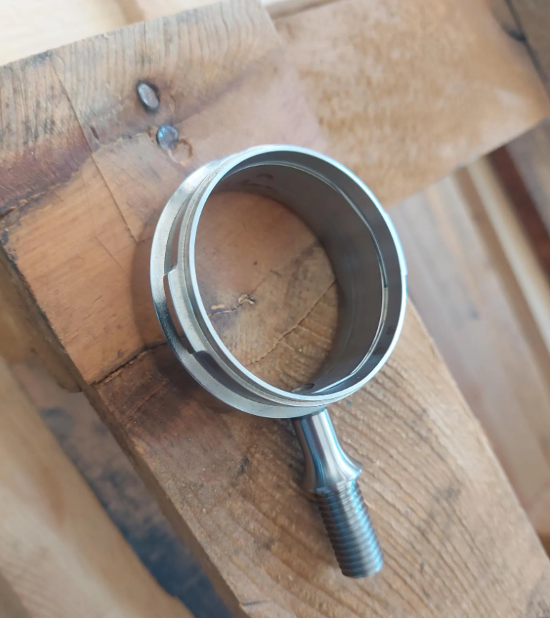 For La Pavoni  Bottomless Portafilter with handle 49mm / 51mm