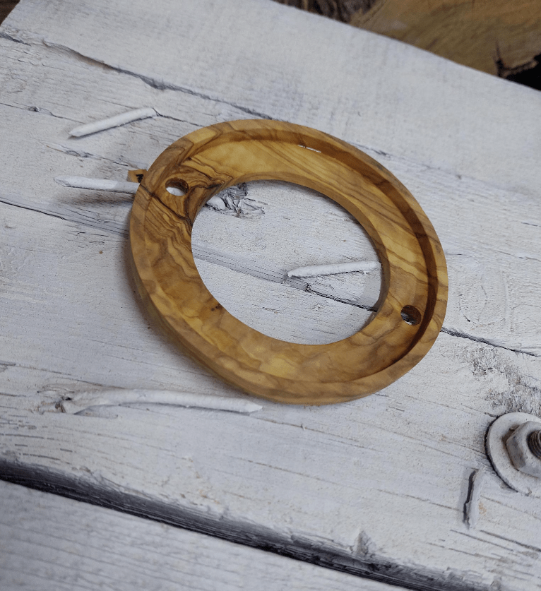 DF64 Replacement Wood Collar | Premium Wooden Accent for DF64 Coffee Grinder | Custom Wood Top Ring Modification Espresso Accessories