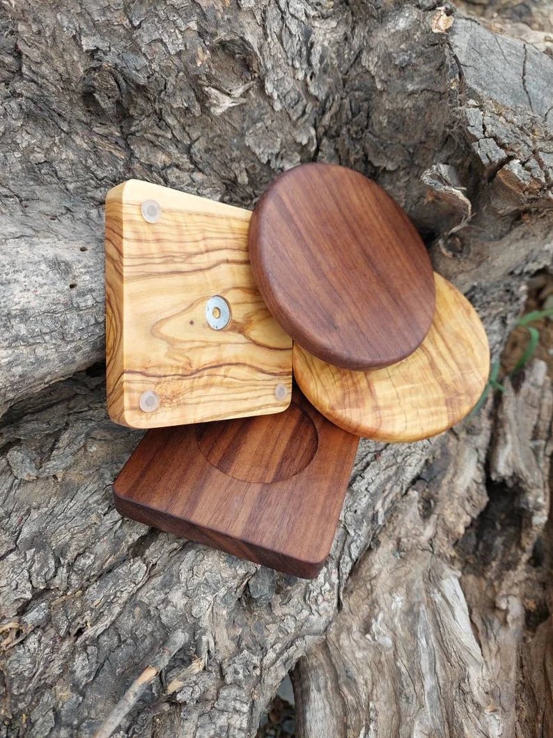 Premium Wooden Lid & Tray Set for Eureka Mignon Single Dose Hopper