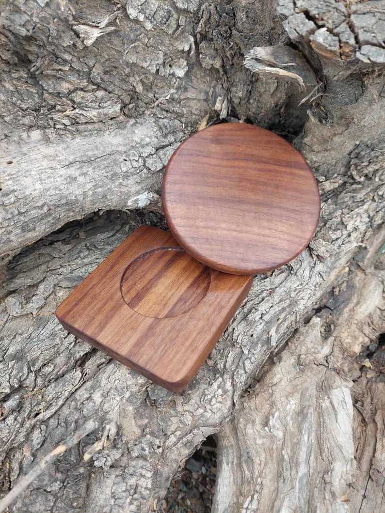 Premium Wooden Lid & Tray Set for Eureka Mignon Single Dose Hopper