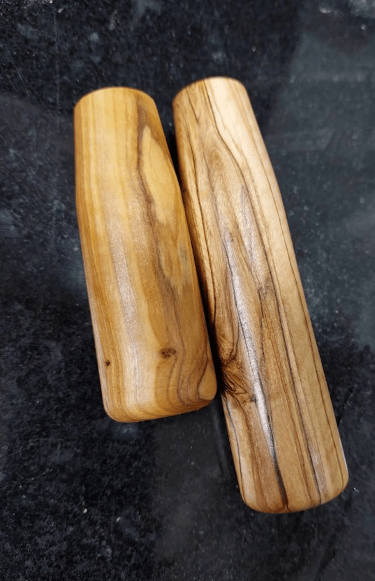 Olympia Cremina Custom Wood Handle Set | Premium Wooden Lever & Portafilter Handles | Luxury Espresso Machine Upgrade Accessories