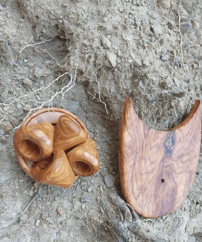 Wood Accent Set for Niche Zero Coffee Grinder