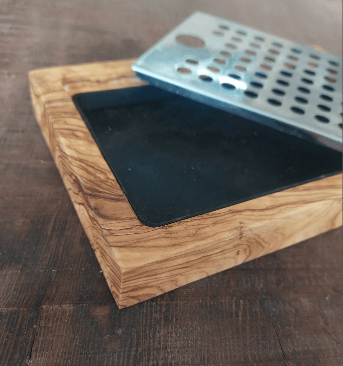Wooden Gaggia Tray with Plastic Tray Inside (metal part not included)