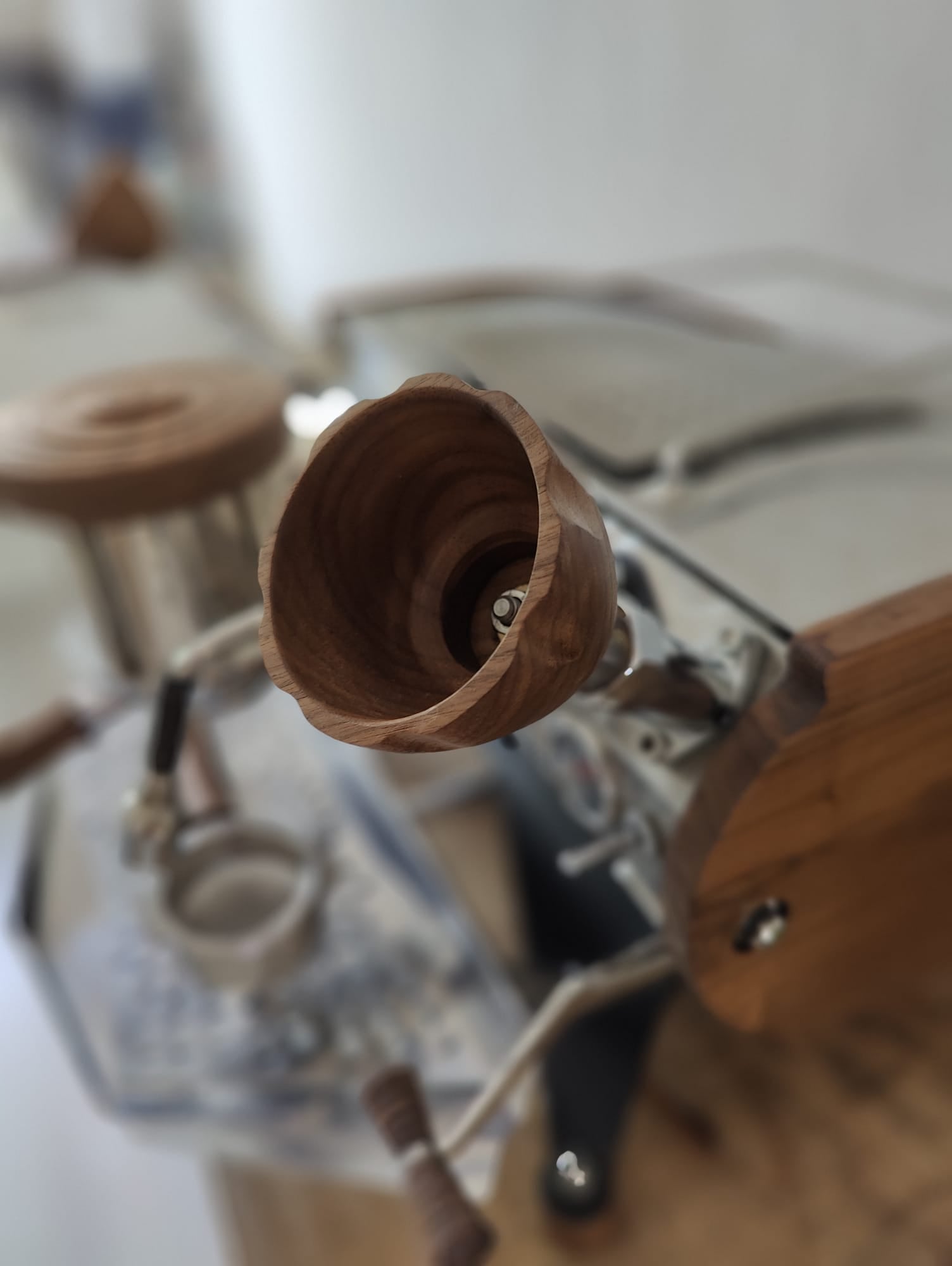 Wooden Set For Kees Van Der Westen Speedster Espresso machine