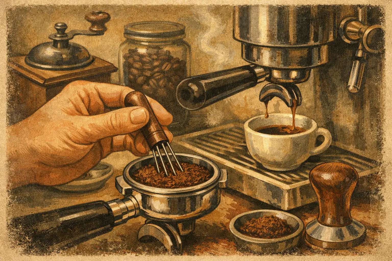 How to Use a WDT Tool for Better Espresso