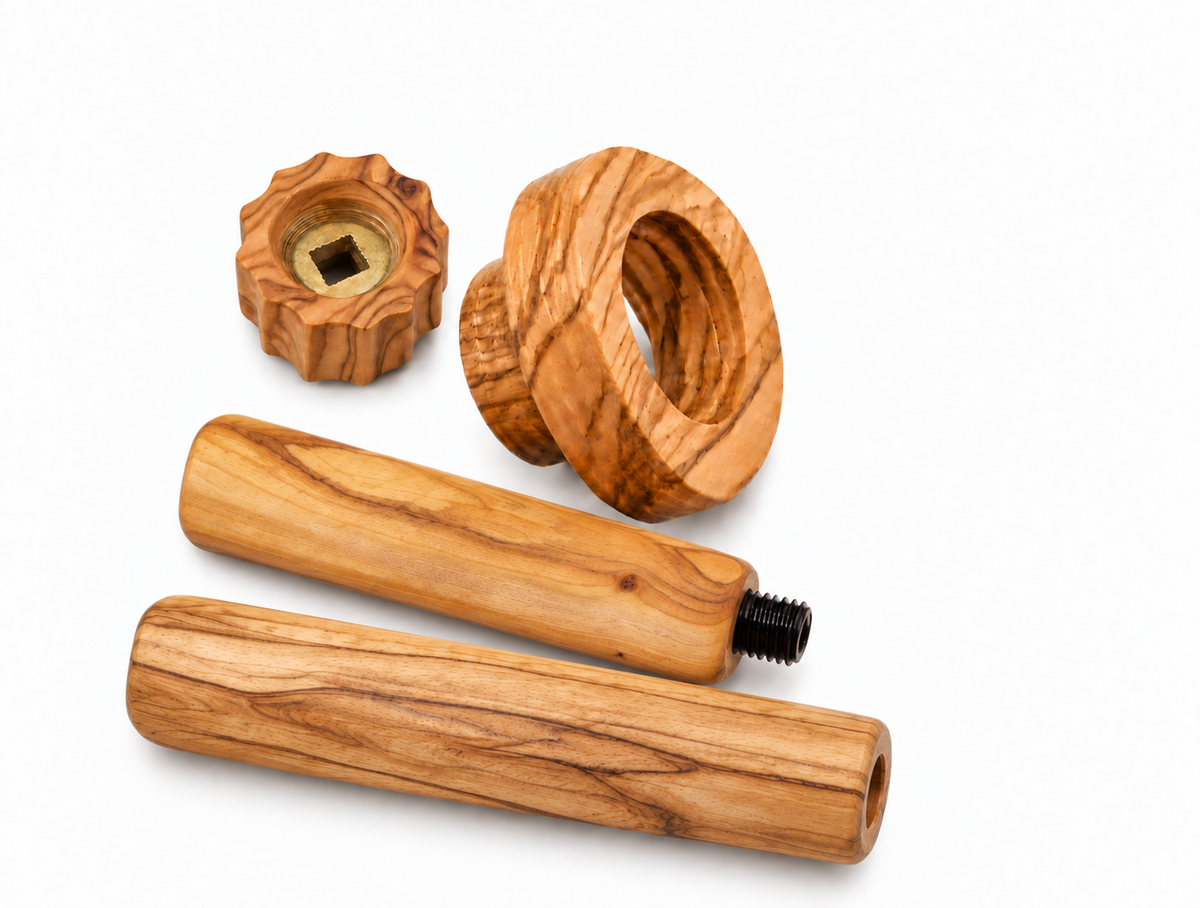 Upgrade Kit for Olympia Cremina | Custom Handcrafted Wood Mods | Walnut & Oak and more