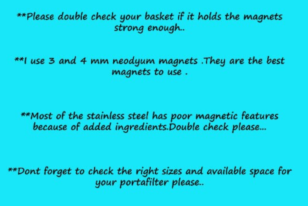 Magnetic Dosing Funnel  w/Wood Options 58 / 57 / 54 / 51 / 49mm