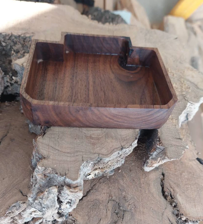 Wood Tray for Eureka Mignon - American Walnut - Oak - Olive Wood - Ashwood (not for Libra models )