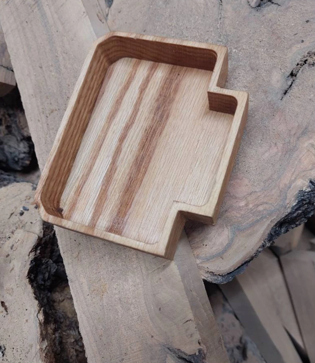 Wood Tray for Eureka Mignon - American Walnut - Oak - Olive Wood - Ashwood (not for Libra models )