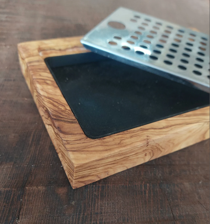 Wooden Gaggia Tray with Plastic Tray Inside (metal part not included)