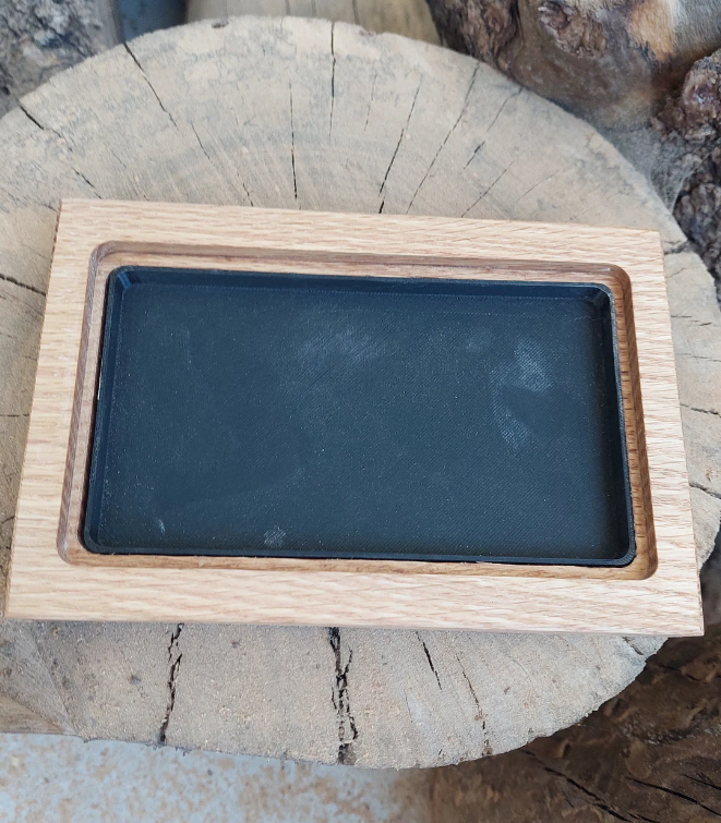 Wooden Gaggia Tray with Plastic Tray Inside (metal part not included)