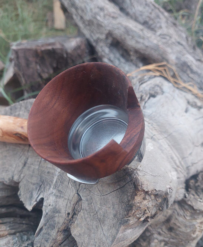 DF64 Funnel 58 mm - Espresso Dosing Ring Funnel  [Wood Options]