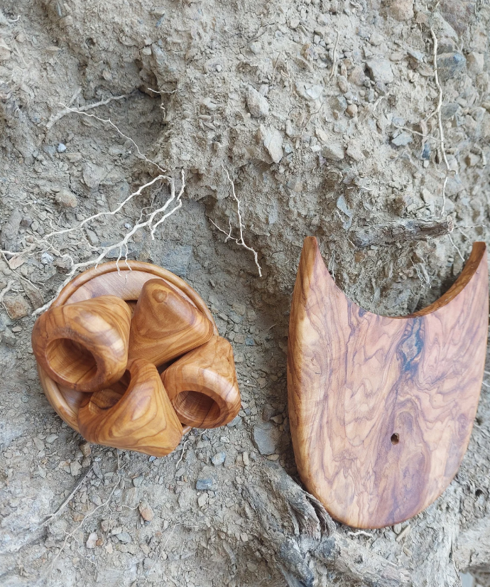 Wood set for - Niche Zero Coffee Grinder - - Olive Wood - Walnut - Oak Wood