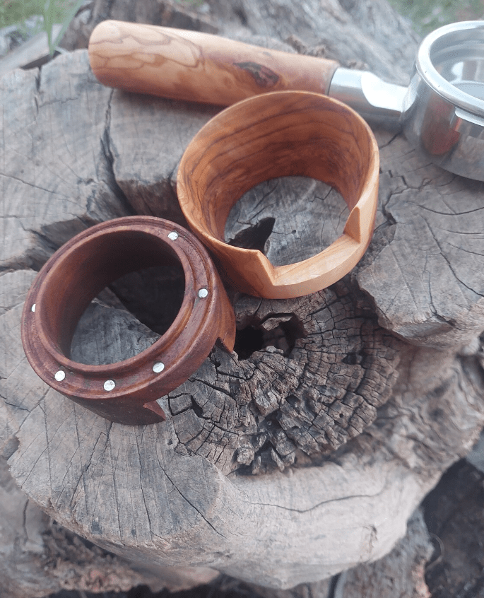 DF64 Funnel 58 mm - Espresso Dosing Ring Funnel  [Wood Options]