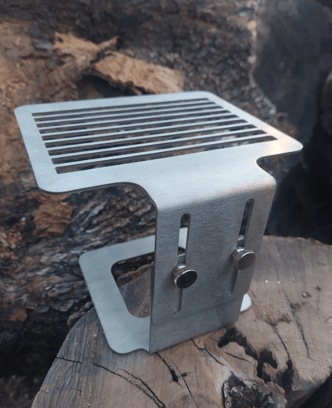 Espresso scale stand holder for coffee weighing on Lelit machine