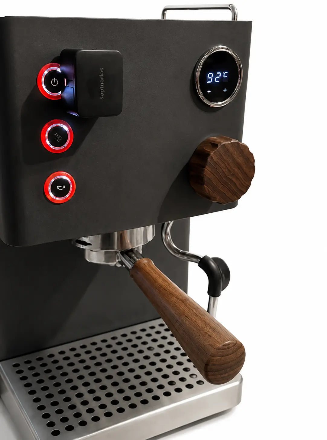 Handcrafted wooden steam knob compatible with Turin Legato and MiCoffee Apex espresso machines