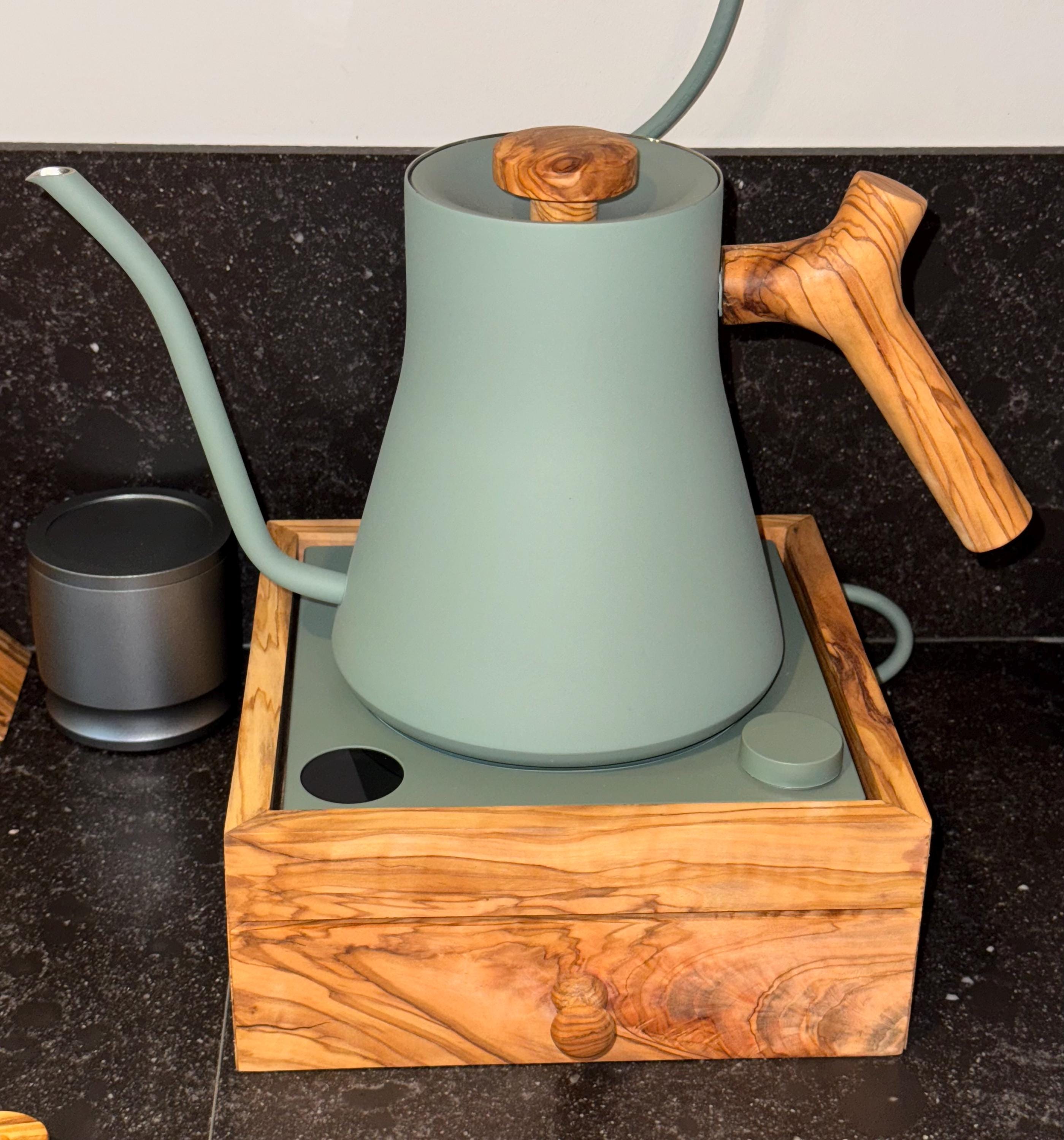 For Fellow Stagg Kettle Handle & Knob  / Handturned With Wood Choices