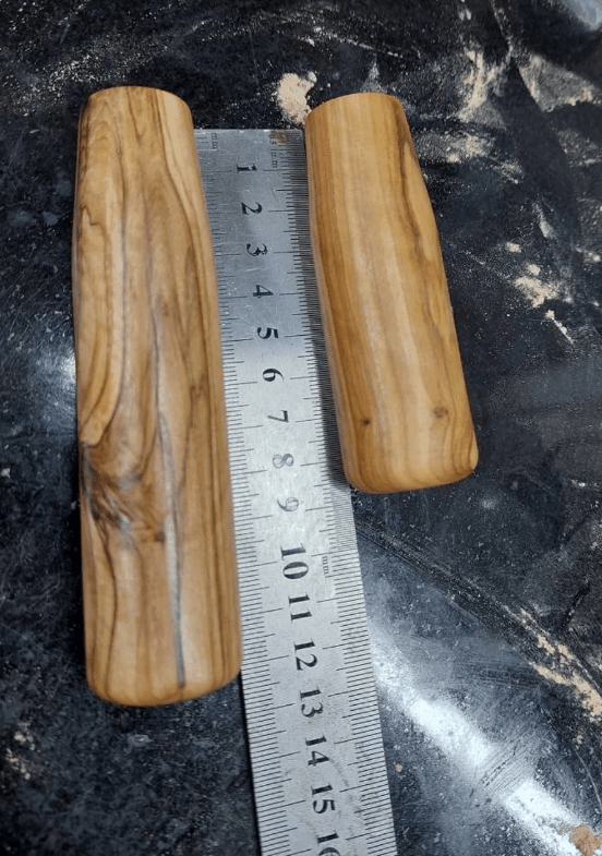 Olympia Cremina Custom Wood Handle Set | Premium Wooden Lever & Portafilter Handles | Luxury Espresso Machine Upgrade Accessories