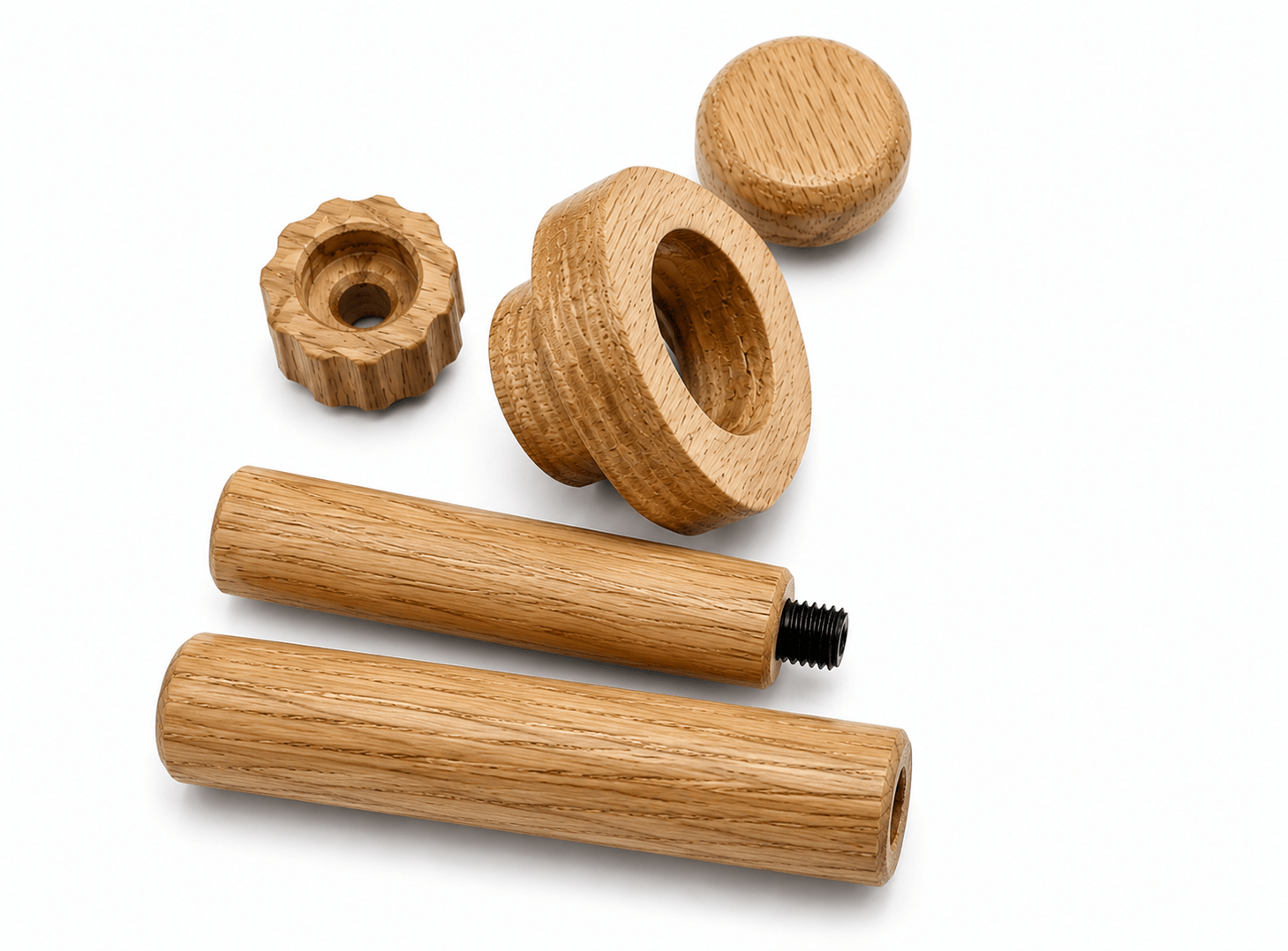 Premium Wooden Parts Upgrade Kit for Olympia Cremina | Custom Handcrafted Wood Mods | Walnut & Oak