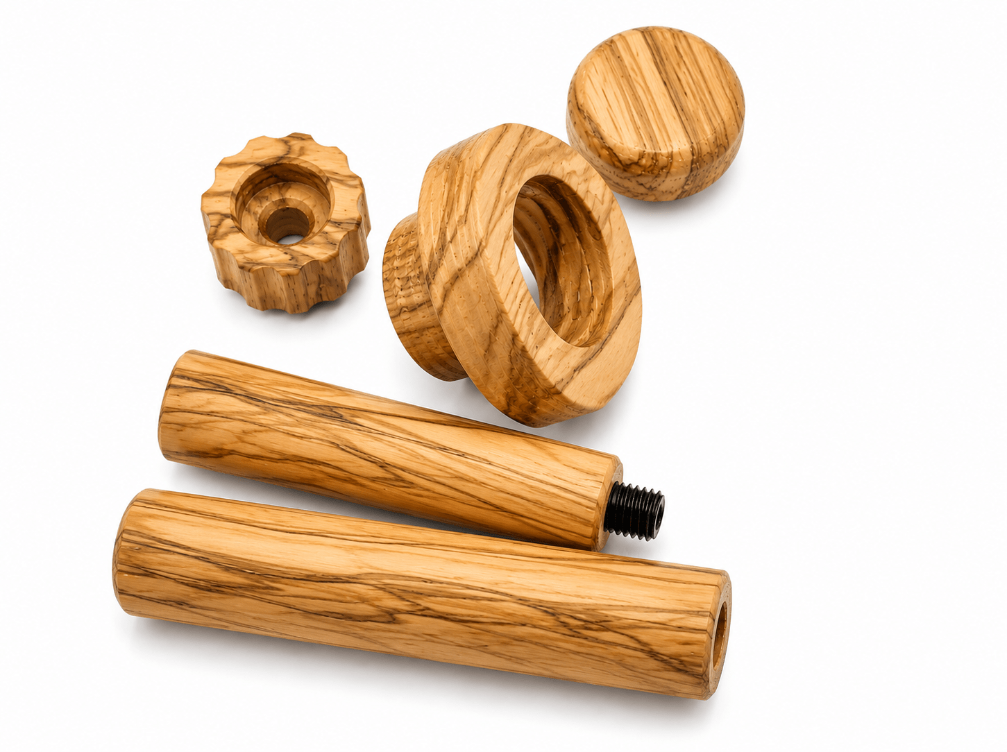 Premium Wooden Parts Upgrade Kit for Olympia Cremina | Custom Handcrafted Wood Mods | Walnut & Oak