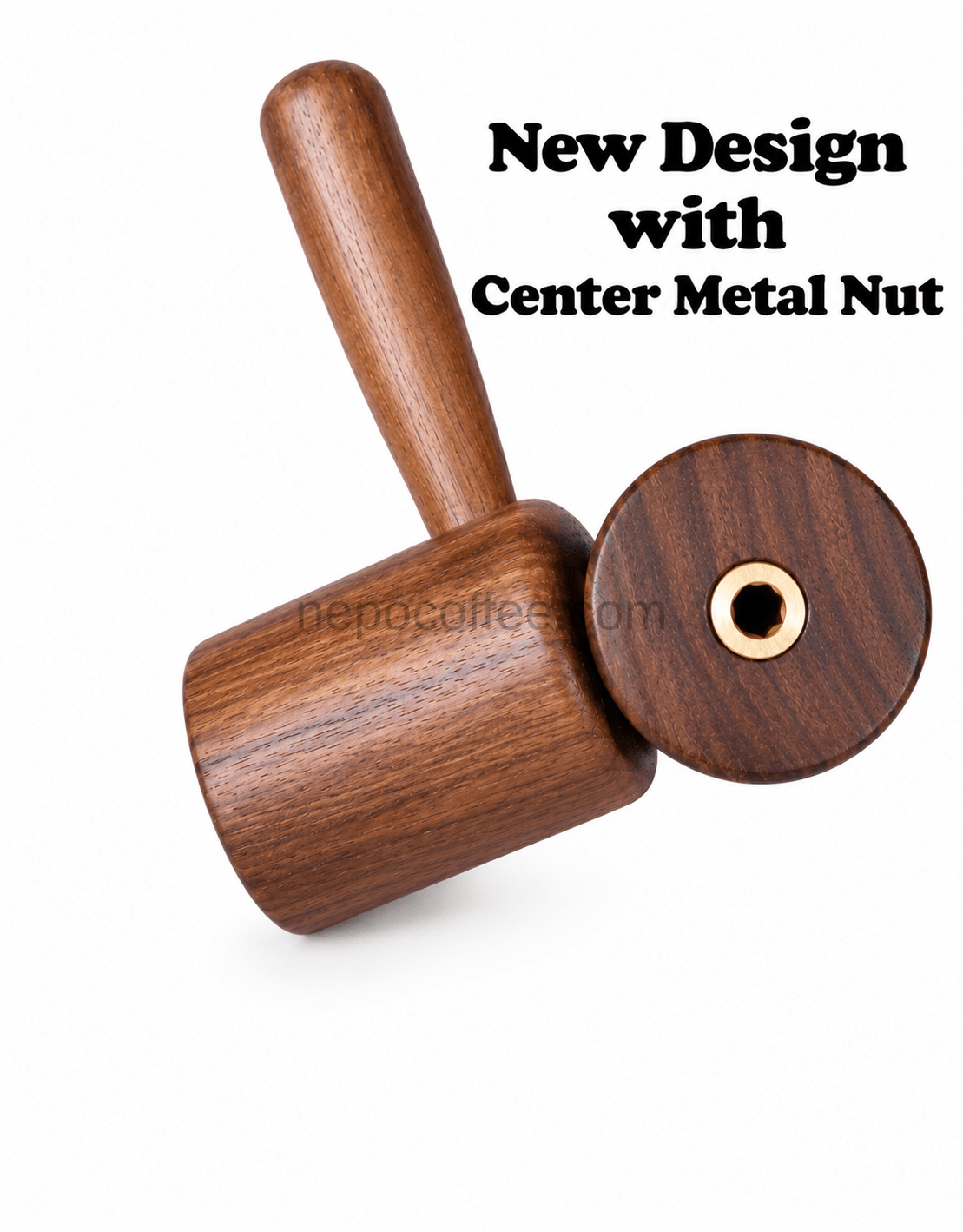 Premium Wooden Steam Knob for Gaggia Classic & Pro | Metal-Center Heavy Duty Espresso Modification
