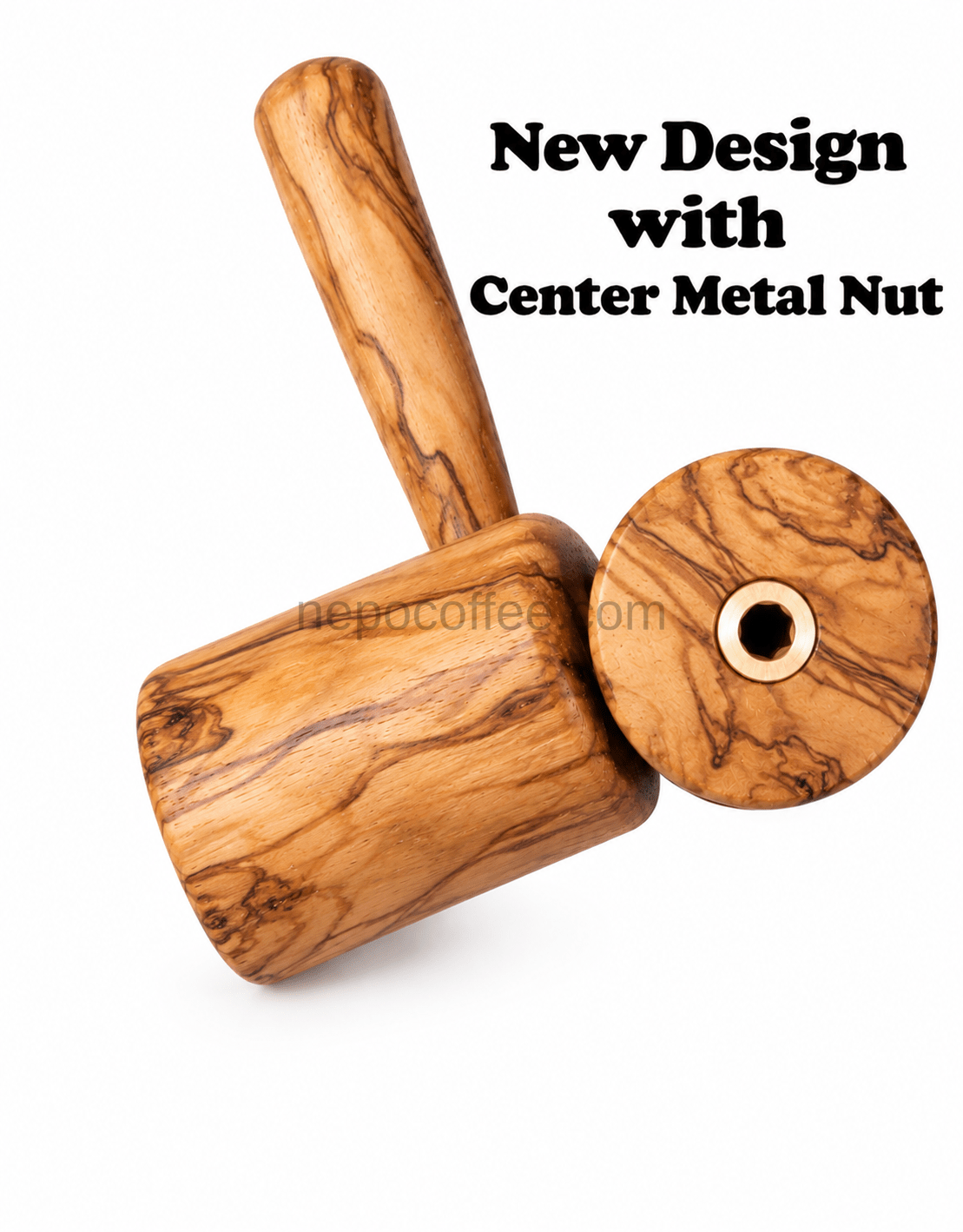 Premium Wooden Steam Knob for Gaggia Classic & Pro | Metal-Center Heavy Duty Espresso Modification