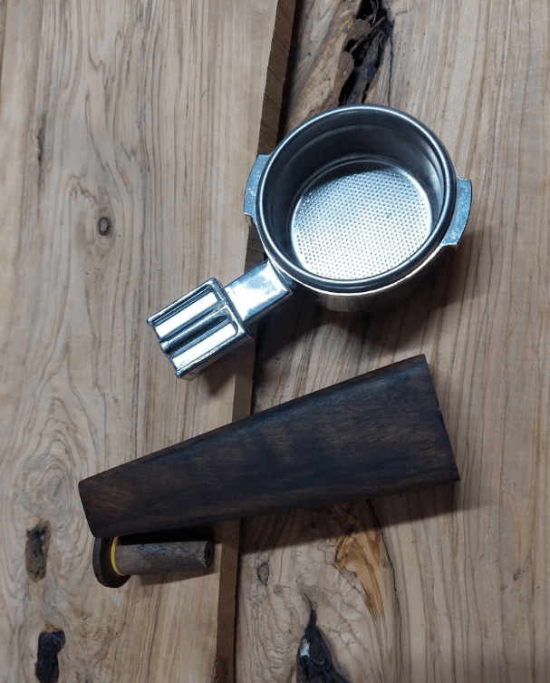 Reinforced Gaggia   Portafilter  Handle -- Reinforced with Metal  [Wood Options]