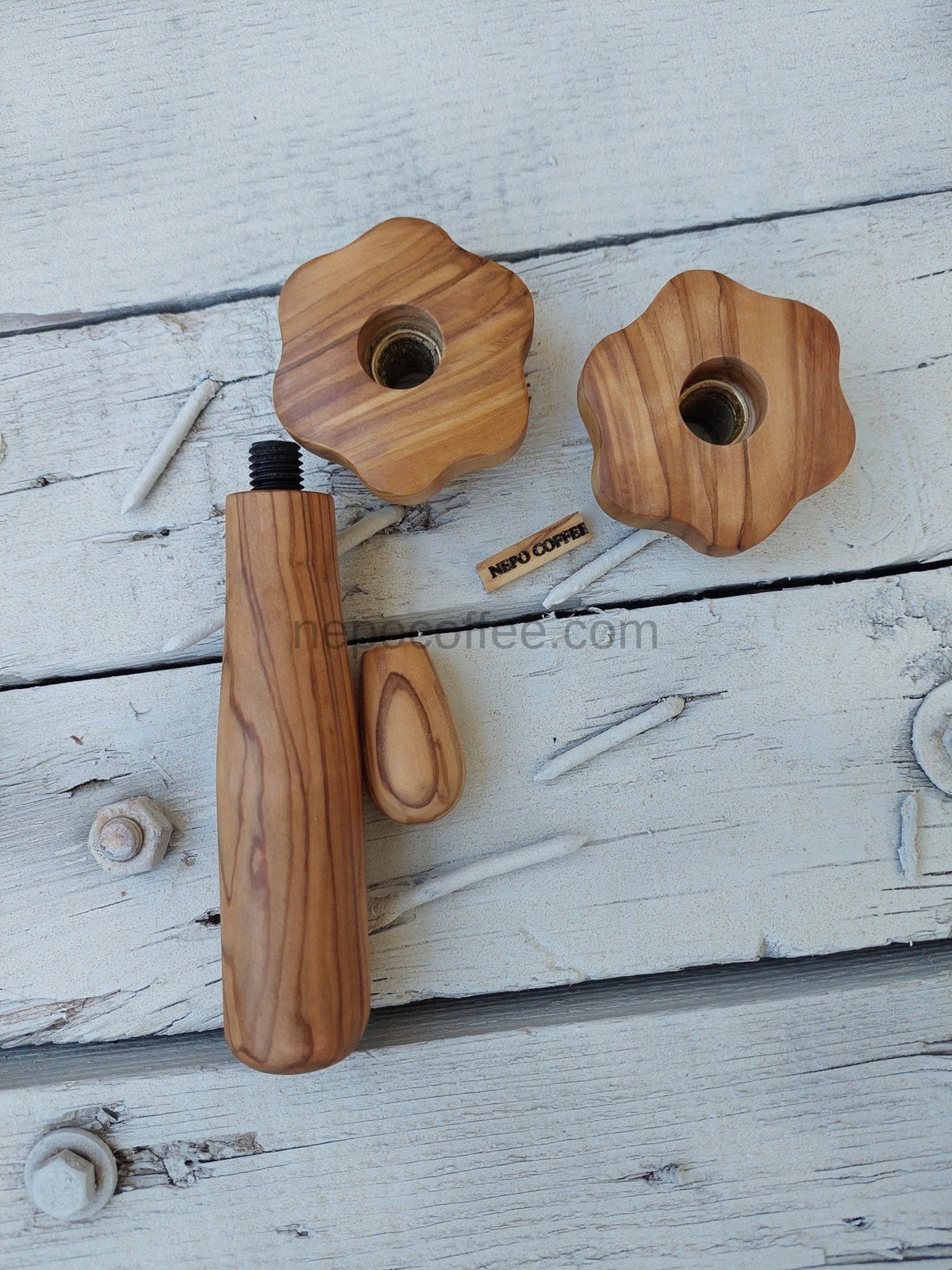 Wood Set For La Pavoni Cellini Classic - Wood Options - #Nepocoffee#